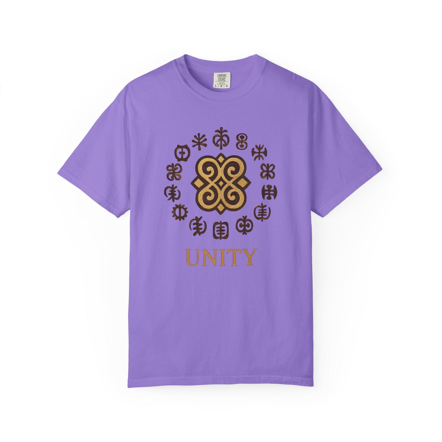 Unity Unisex Garment-Dyed T-shirt, Casual Wear, Gift for Friends, Cultural Inspiration, Celebration of Togetherness