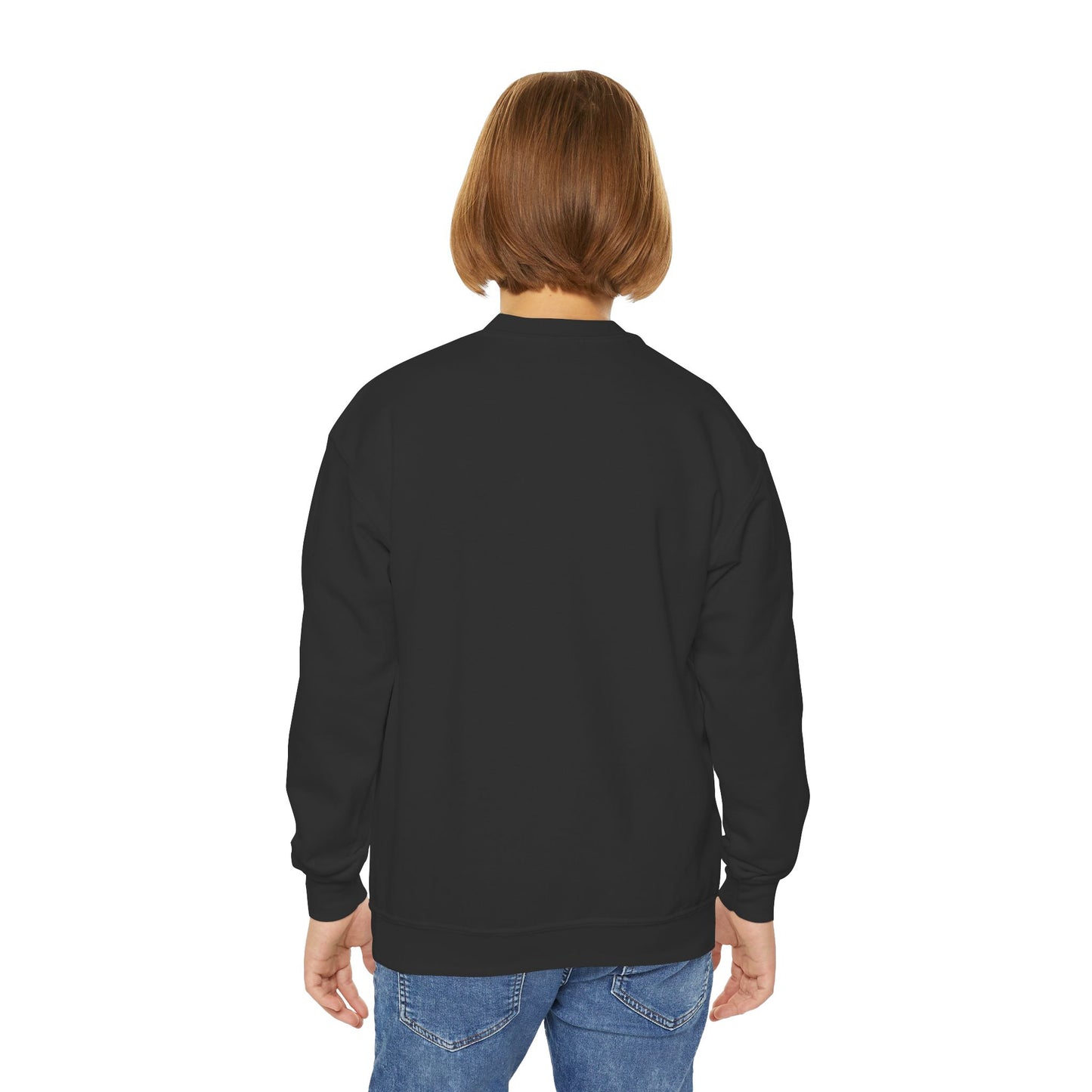 Youth Crewneck Sweatshirt with 'AFRIKA' Graphic - Cozy Casual Wear, Perfect for Everyday, Gifts, Earth Day, Travel, Eco-Friendly